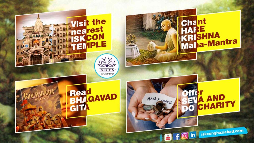 Mokshada Ekadashi 2023 iskcon, In this picture, things which should be done on Mokashada ekadashi is shown