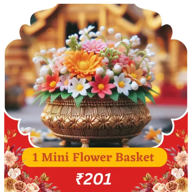 Offer 1 Mini Flower Basket