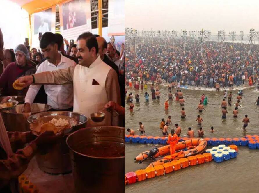 Adani & ISKCON Unite for Mahaprasad Seva at Mahakumbh 2025
