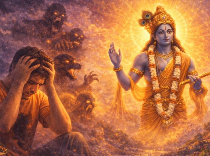 Bhagavad Gita Explains Anxiety